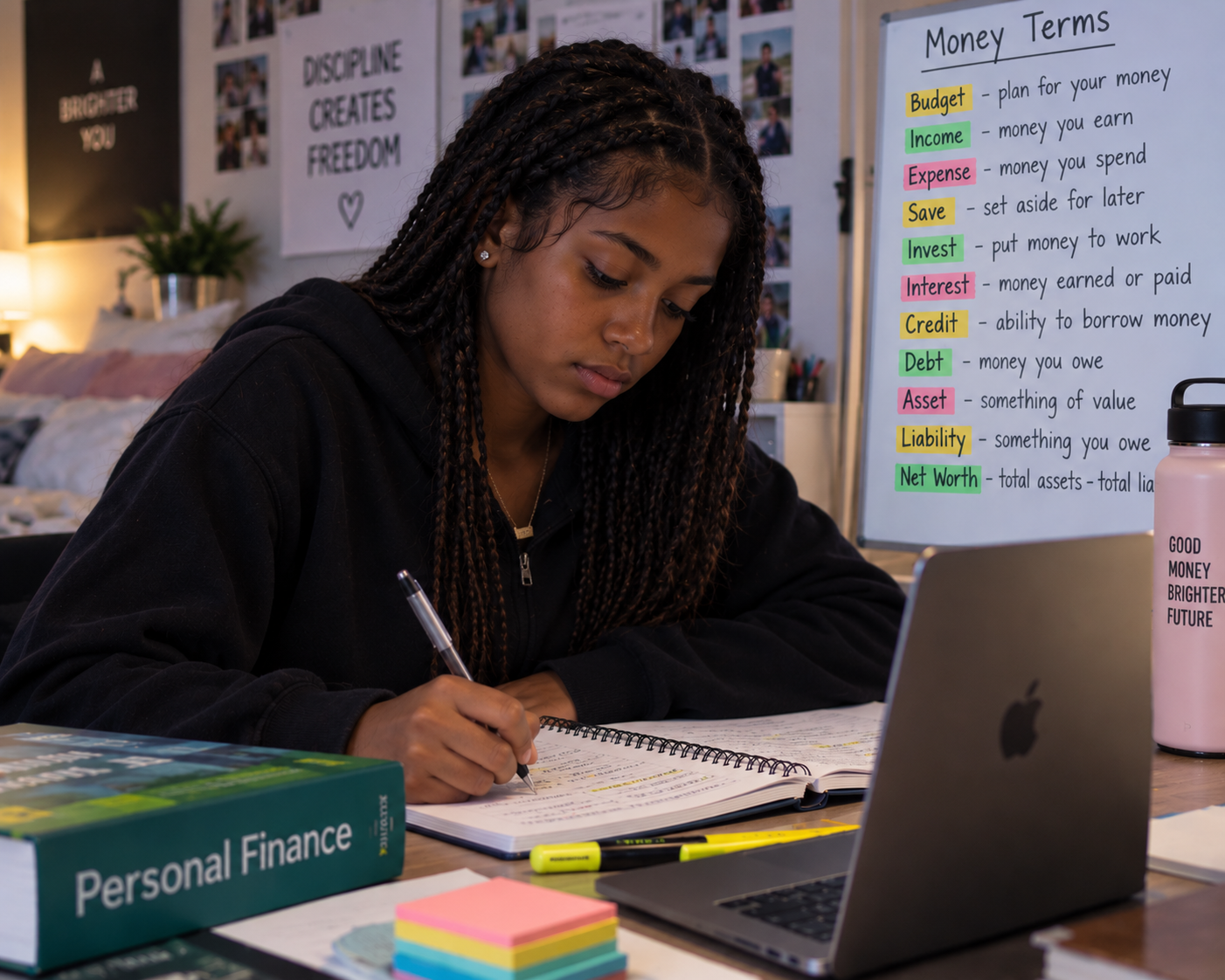Financial vocabulary: interest, APR, credit score, net worth